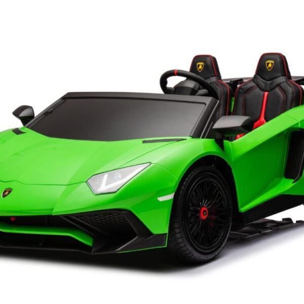 Green 24V XL Lamborghini Aventador Ride-On Car