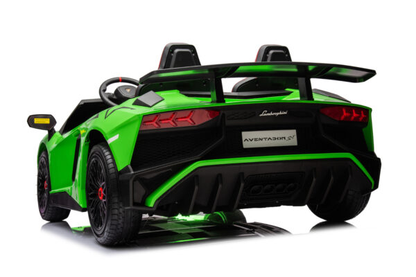 Green 24V XL Lamborghini Aventador Ride-On Car - Image 3
