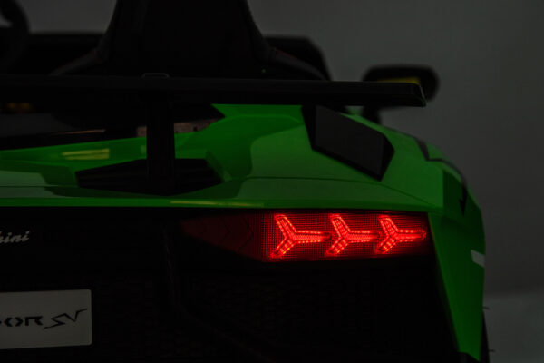 Green 24V XL Lamborghini Aventador Ride-On Car - Image 6
