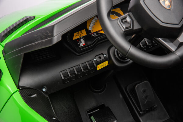 Green 24V XL Lamborghini Aventador Ride-On Car - Image 7