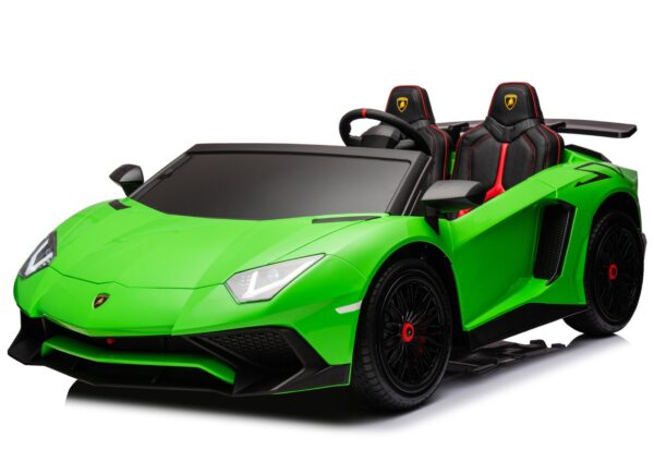 Licensed Extra Large Green 24V XL Lamborghini Aventador Ride-On Car: Luxury and Thrill for Kids and Adults