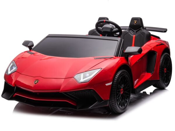 Luxury and Adventure Collide with the Licensed Extra Large Red Lamborghini Ride-On Car