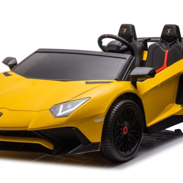 Yellow 24V Lamborghini Ride-On Car