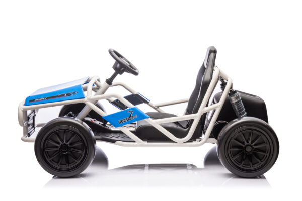 Blue 24V UTV Velocity Ride on Kart - Image 2