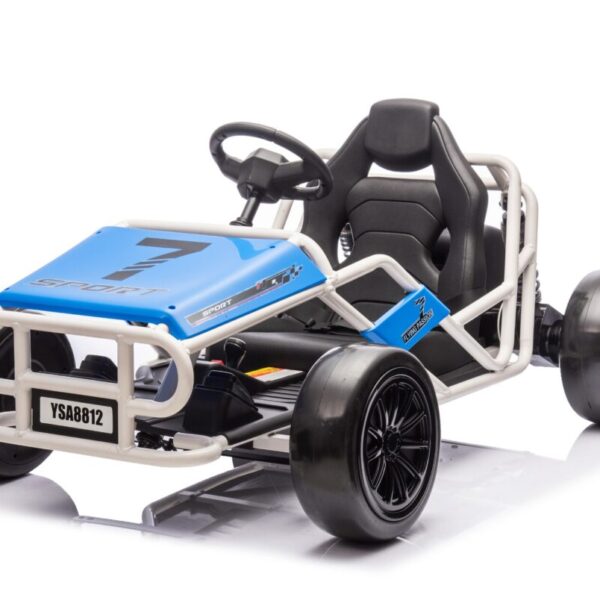 Blue 24V UTV Velocity Ride on Kart