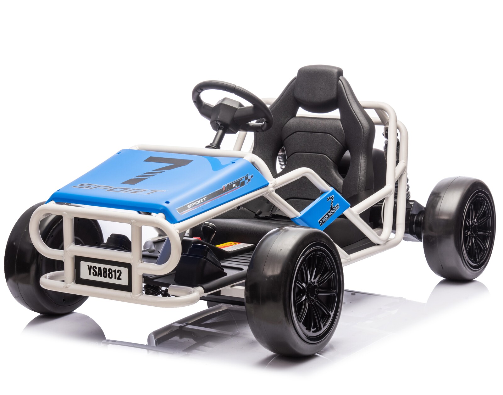 Blue 24V UTV Velocity Ride-On Kart: Adventure Awaits!