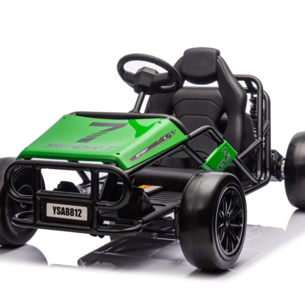 Green 24V UTV Velocity Ride on Kart