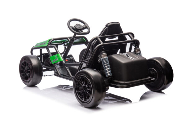 Green 24V UTV Velocity Ride on Kart - Image 3