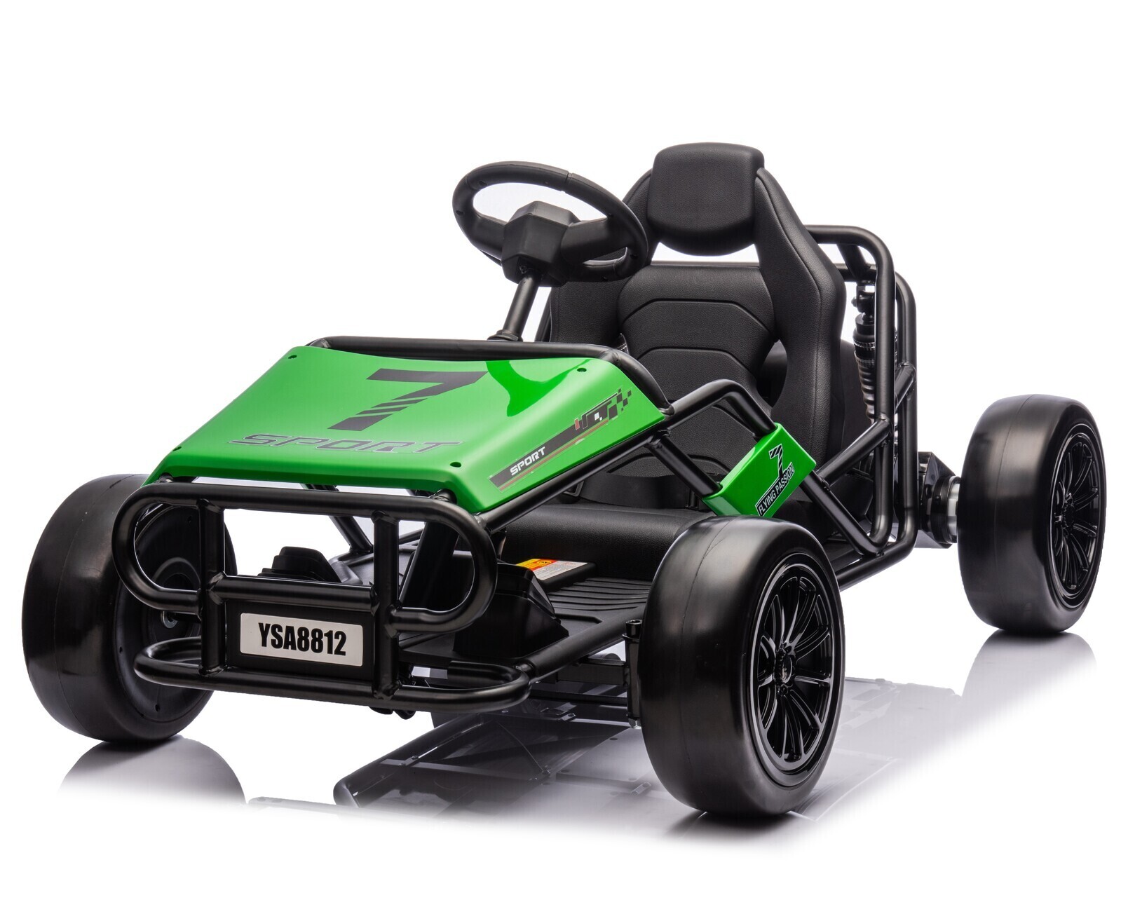 Green 24V UTV Velocity Ride-On Kart: The Ultimate Off-Road Adventure for Kids