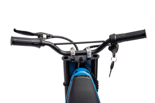 Blue 24V Dirt Ride On Motorbike - Image 7