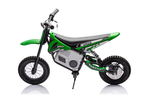Green 24V Dirt Ride On Motorbike - Image 2