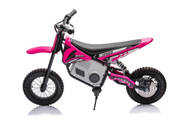 Pink 24V Dirt Ride On Motorbike - Image 2