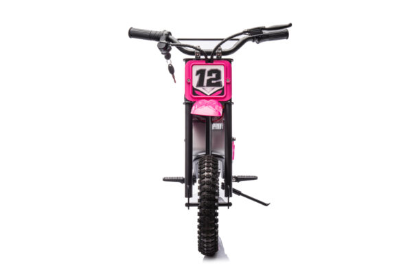Pink 24V Dirt Ride On Motorbike - Image 5