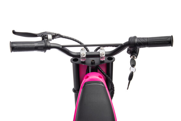 Pink 24V Dirt Ride On Motorbike - Image 7