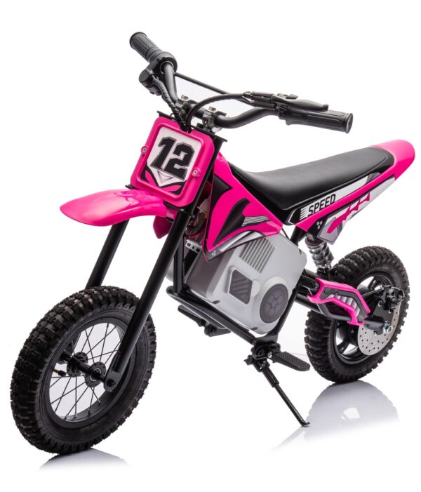 Unleash the joy of Adventure with the Pink 24V Dirt Ride-On Motorbike