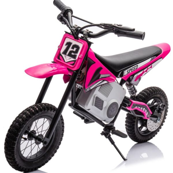 Pink 24V Dirt Ride On Motorbike