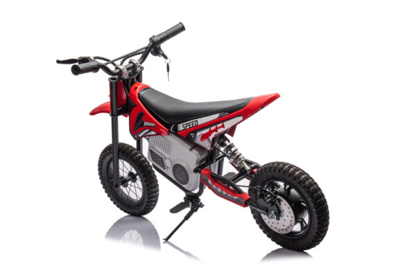 Red 24V Dirt Ride On Motorbike - Image 3