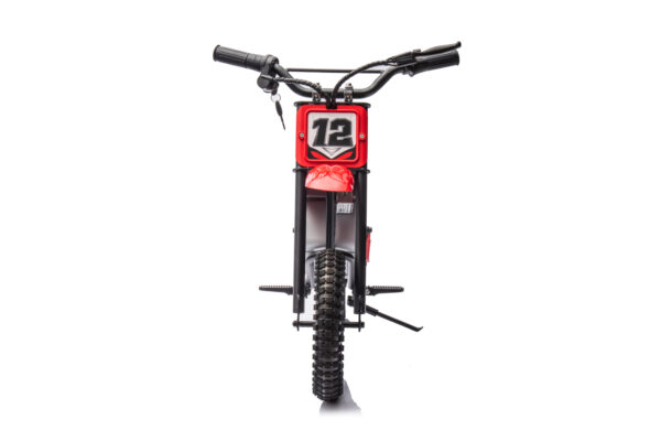 Red 24V Dirt Ride On Motorbike - Image 5