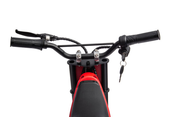 Red 24V Dirt Ride On Motorbike - Image 7