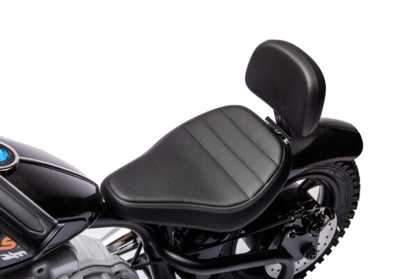 Black 24V Cruiser Ride on Motorcycle - Image 9