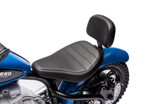 Blue 24V Cruiser Ride on Motorcycle - Image 9