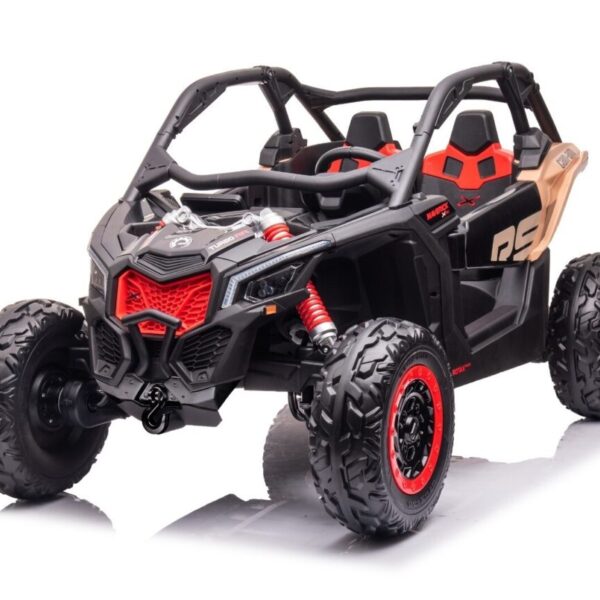 Black 24V Can Am Maverick UTV ride on car