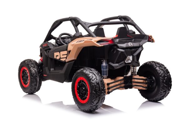 Black 24V Can Am Maverick UTV ride on car - Image 3