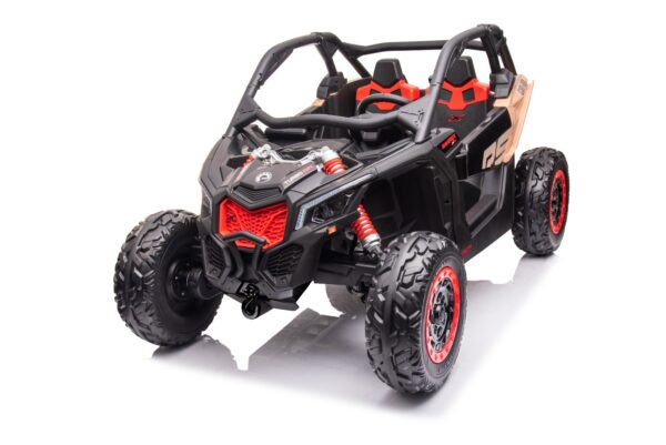 Black 24V Can Am Maverick UTV ride on car - Image 6