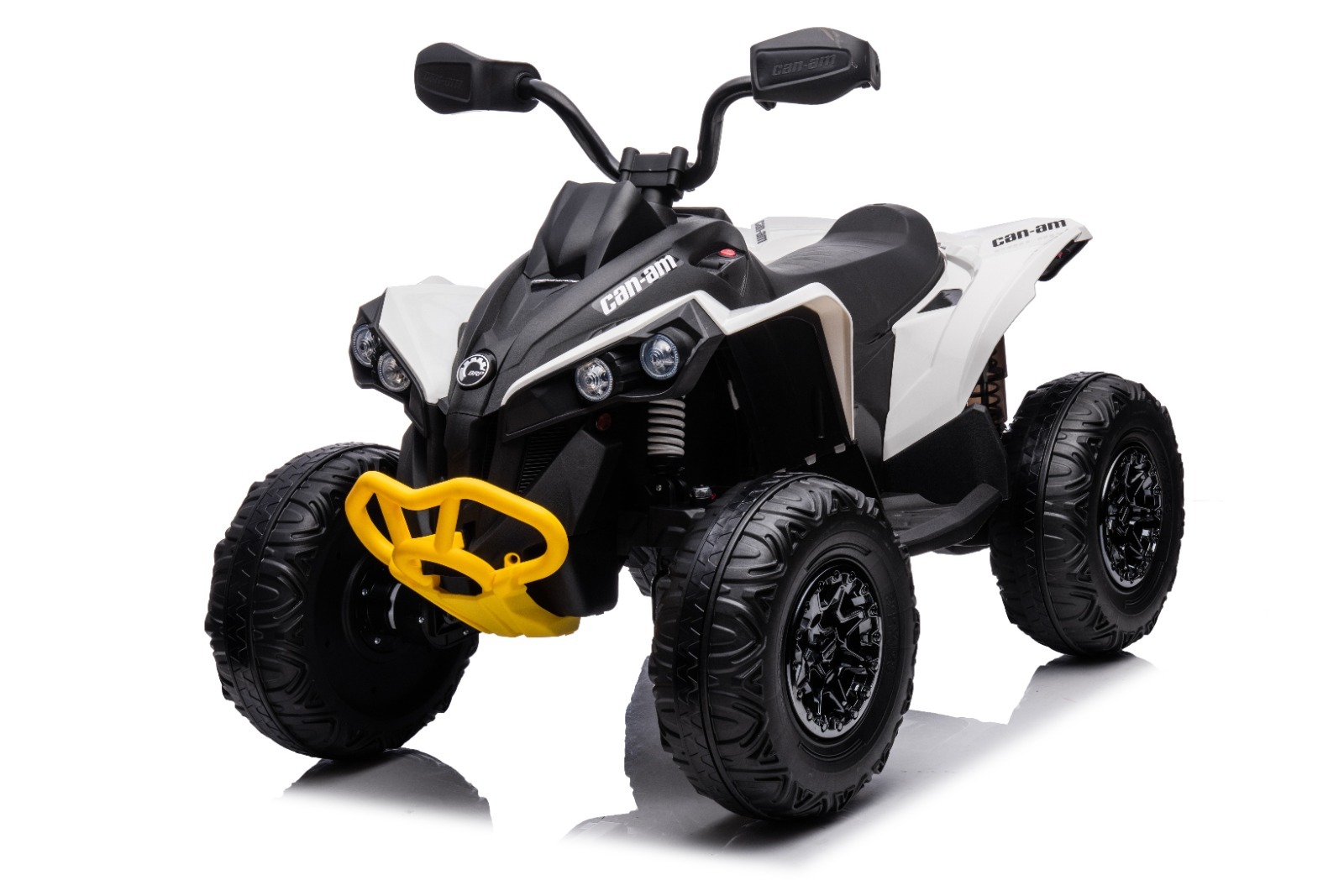 Explore Boundless Adventure with the White 24V Can-Am Renegade Ride-On Motorbike – Exclusively at Shopping Troy USA