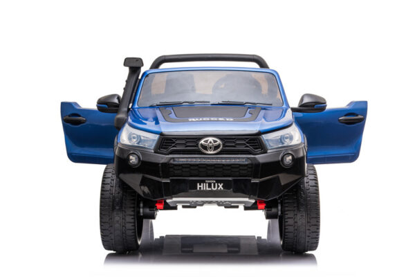Blue Toyota Hilux Rugged 12v Ride On Car - Image 3