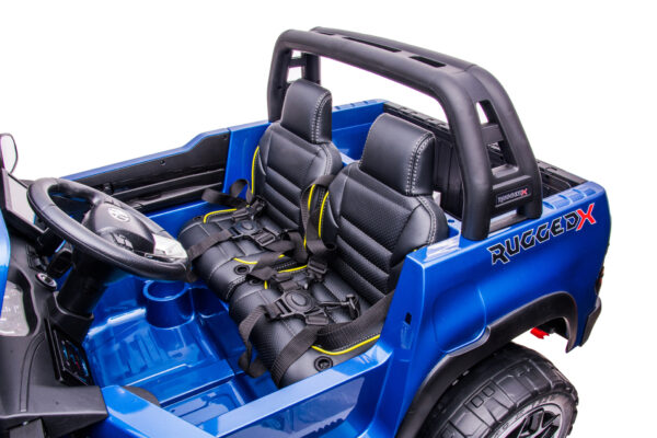 Blue Toyota Hilux Rugged 12v Ride On Car - Image 8