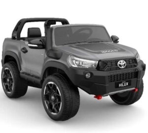 Licensed Grey Toyota Hilux Rugged Ride-On Car – Power Meets Adventure