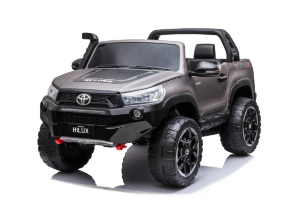 Grey Toyota Hilux Rugged Ride on Car - Image 6