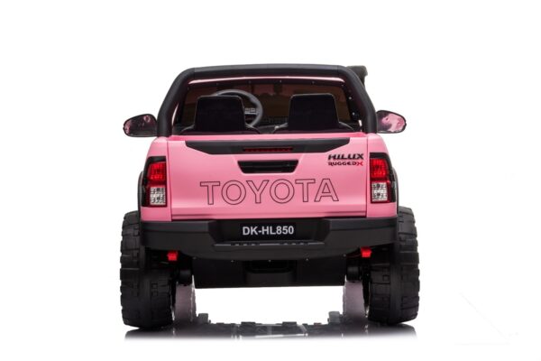 Pink 12v Toyota Hilux Rugged Ride On Car - Image 4