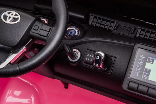 Pink 12v Toyota Hilux Rugged Ride On Car - Image 7