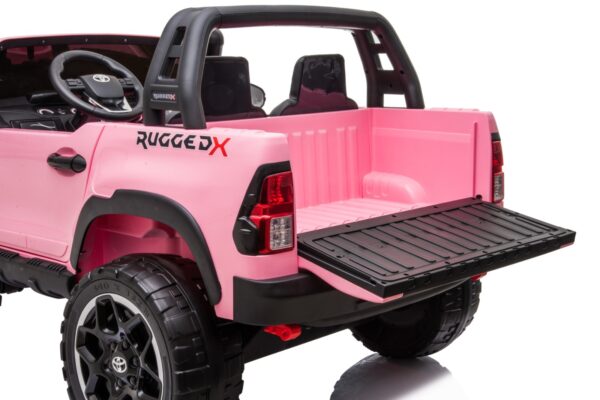 Pink 12v Toyota Hilux Rugged Ride On Car - Image 9