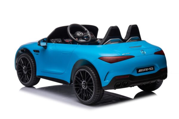 Blue Mercedes Benz 12V  Ride on Car - Image 3