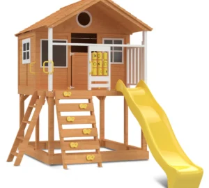 Warrigal Cubby House with Yellow Slide - Lifespan Kids