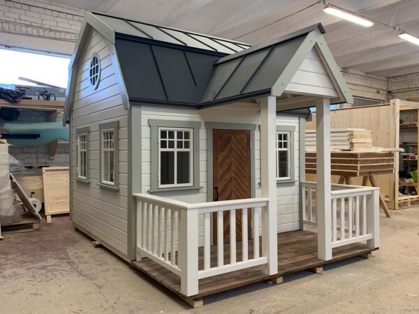 Wooden Playhouse Grand Farmhouse 8x8 - Image 5