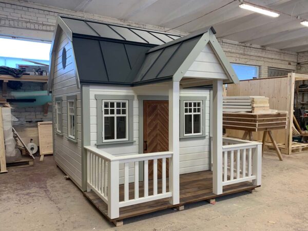 Wooden Playhouse Grand Farmhouse 8x8 - Image 8