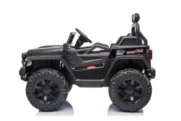 Black Jeep Wrangler 12v Ride On Car - Image 2