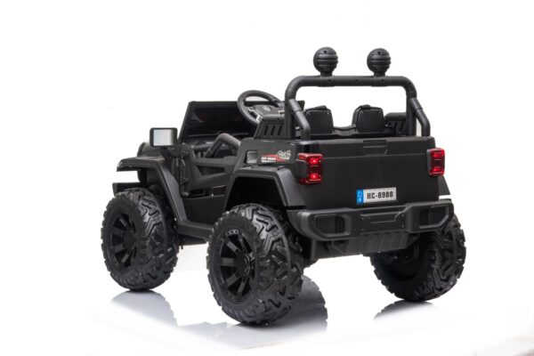 Black Jeep Wrangler 12v Ride On Car - Image 3