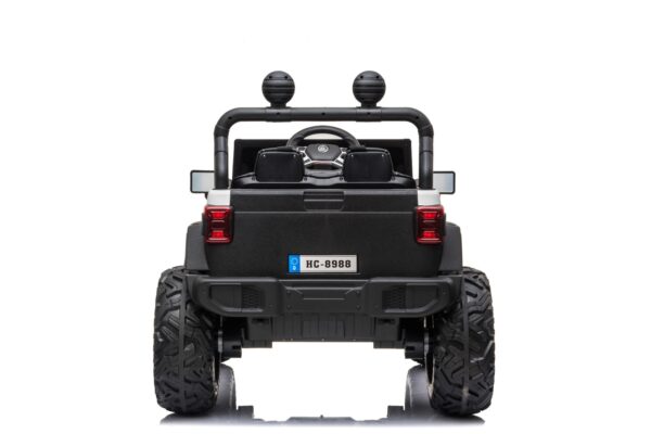 White 12V Jeep Wrangler Ride-On Car - Image 4