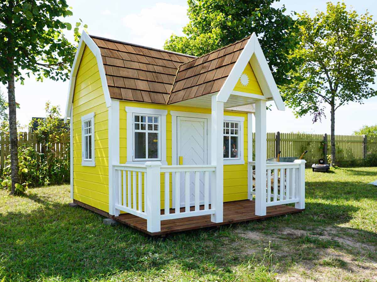 Buy Wooden Playhouse Sunny Sadie 8x8 from Shopping Troy USA