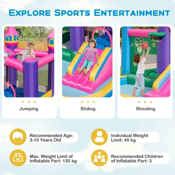 Inflatable Bounce House with Blower - Image 10