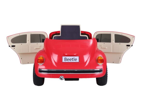 Red 12V VW Beetle ride on car - Image 6