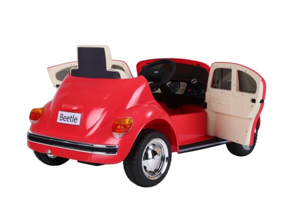 Red 12V VW Beetle ride on car - Image 7