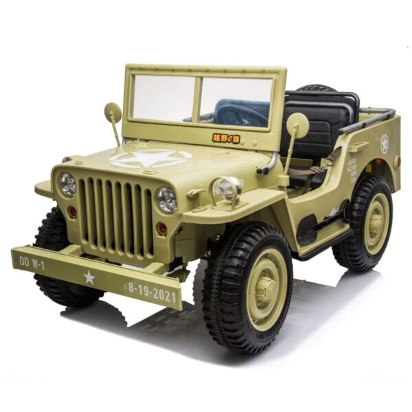 24V ride on truck Military Jeep