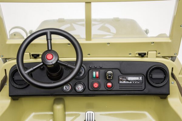 24V ride on truck Military Jeep - Image 8