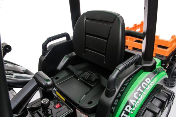 Green 24V Kids Ride on Tractor - Image 7